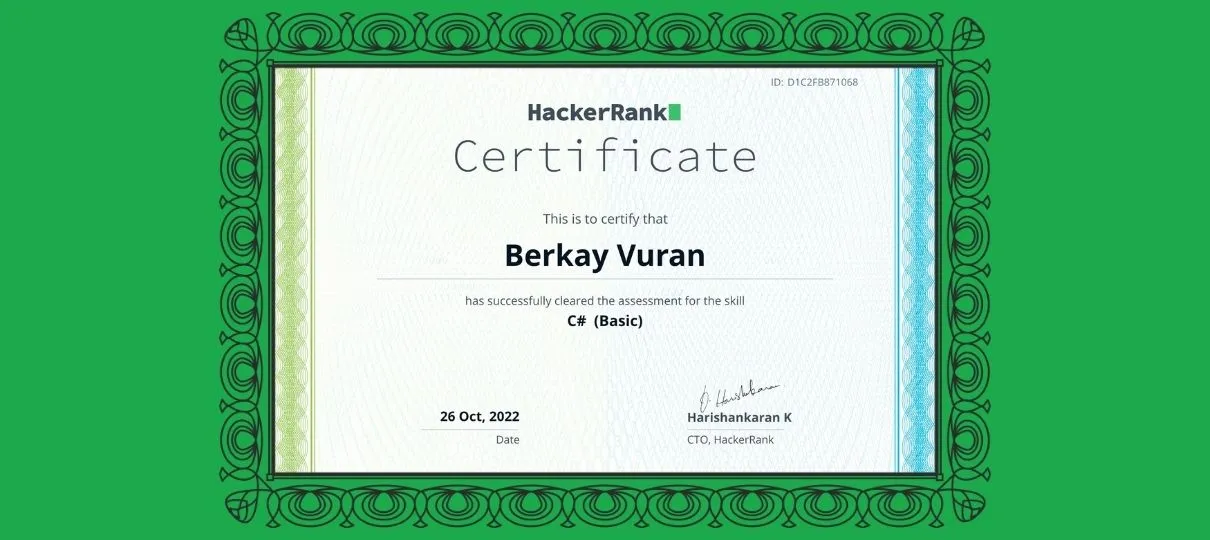 certifications